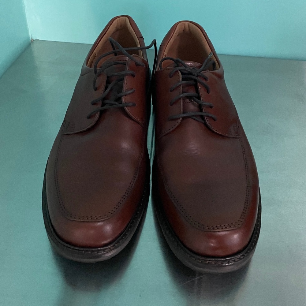 Ecco Holton Apron Toe Tie Cognac Men's 43/9-9.5 - Picture 5 of 12